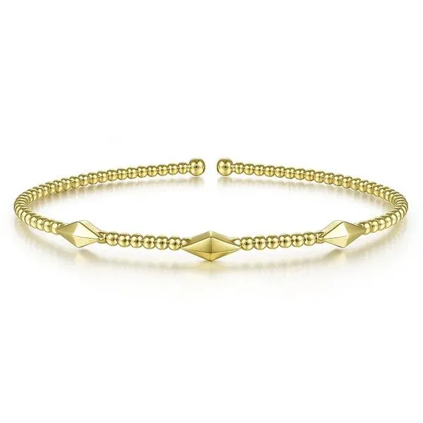 Pyramid Station Beaded Cuff Bracelet Hingham Jewelers Hingham, MA