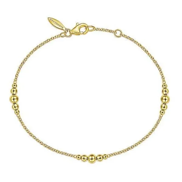 Graduating Bead Stations Bracelet Hingham Jewelers Hingham, MA