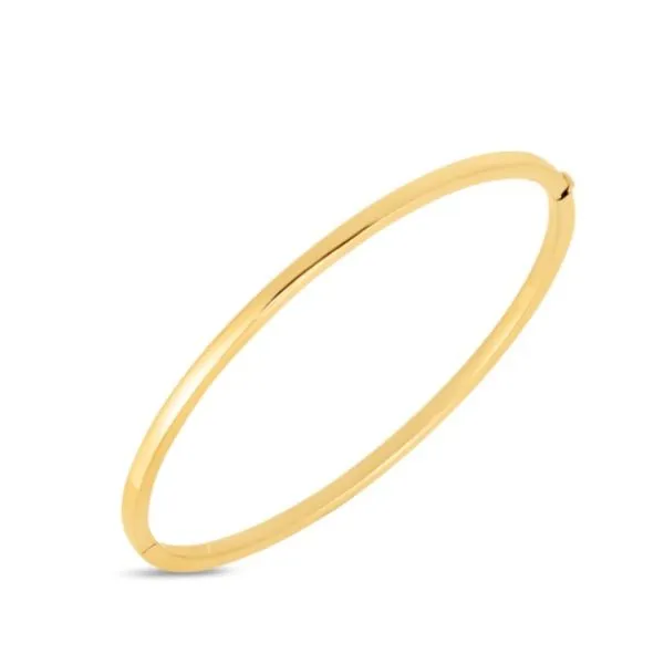 Designer Gold Classic Bangle Bracelet Hingham Jewelers Hingham, MA