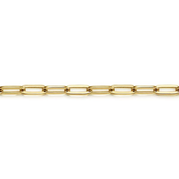 Paperclip Chain Bracelet Image 2 Hingham Jewelers Hingham, MA