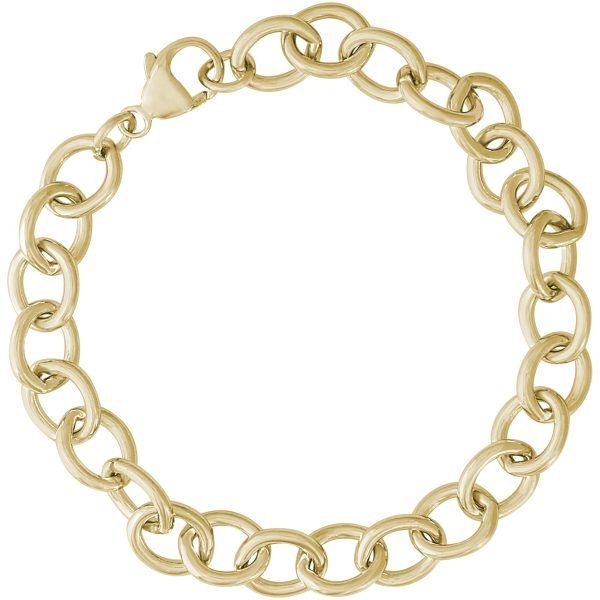Polished Round Link Bracelet Hingham Jewelers Hingham, MA