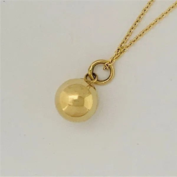 Gold Ball Necklace Hingham Jewelers Hingham, MA