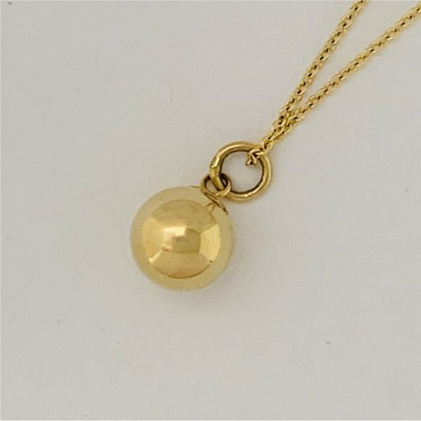 Gold Ball Necklace Hingham Jewelers Hingham, MA