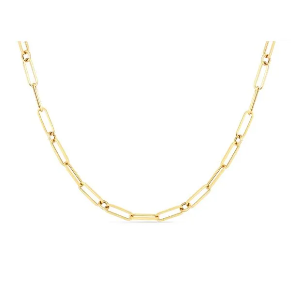 Paperclip Link Necklace Hingham Jewelers Hingham, MA