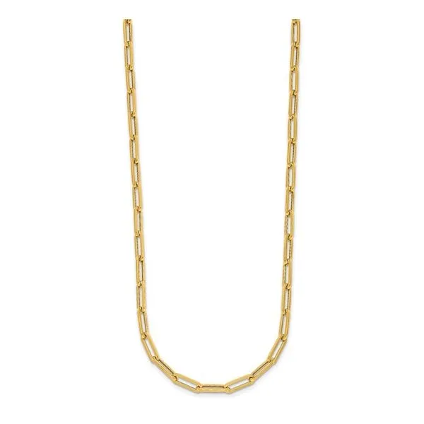 Paperclip Link Necklace Hingham Jewelers Hingham, MA