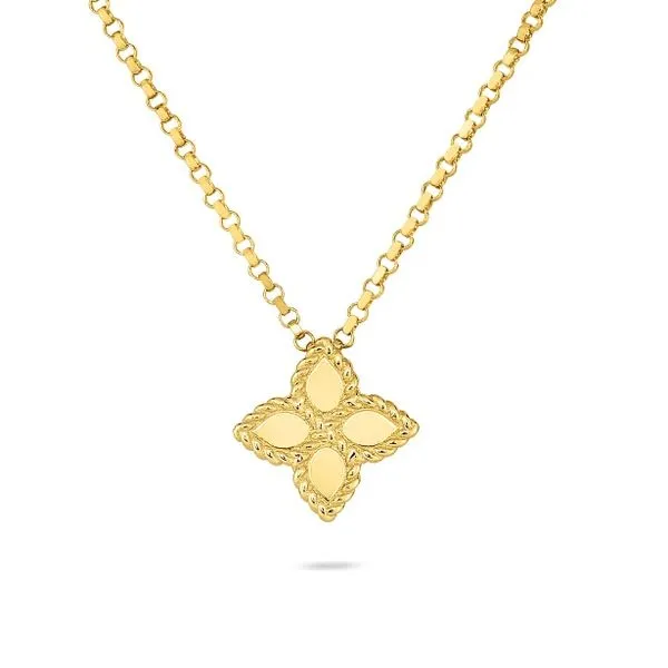 Small Princess Flower Necklace Hingham Jewelers Hingham, MA