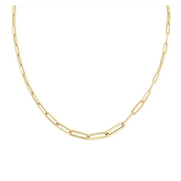 Paperclip Link Necklace Hingham Jewelers Hingham, MA