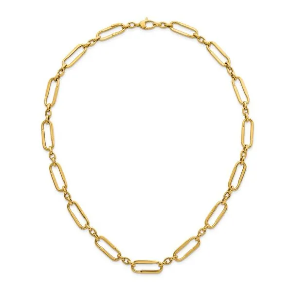 Fancu Paperclip Link Necklace Hingham Jewelers Hingham, MA