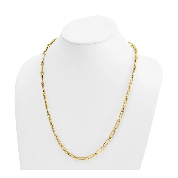 Paperclip Link Necklace Image 3 Hingham Jewelers Hingham, MA