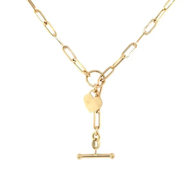 Paperclip Lariat Necklace Hingham Jewelers Hingham, MA