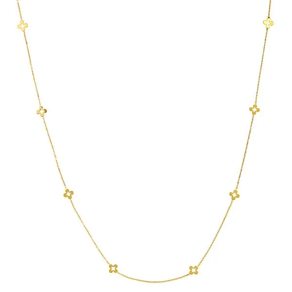 Clover Station Necklace Hingham Jewelers Hingham, MA