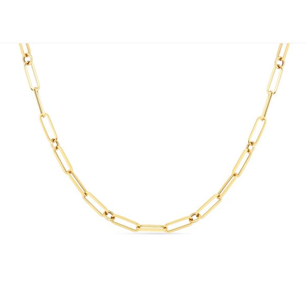 Paperclip Link Necklace Hingham Jewelers Hingham, MA