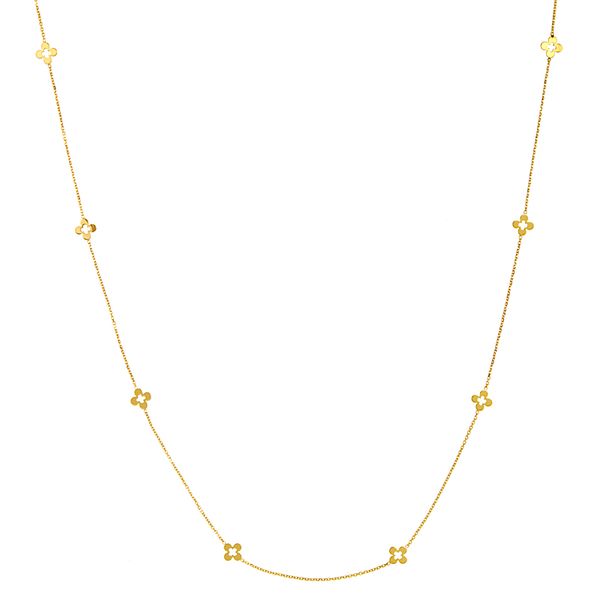 Clover Station Necklace Hingham Jewelers Hingham, MA