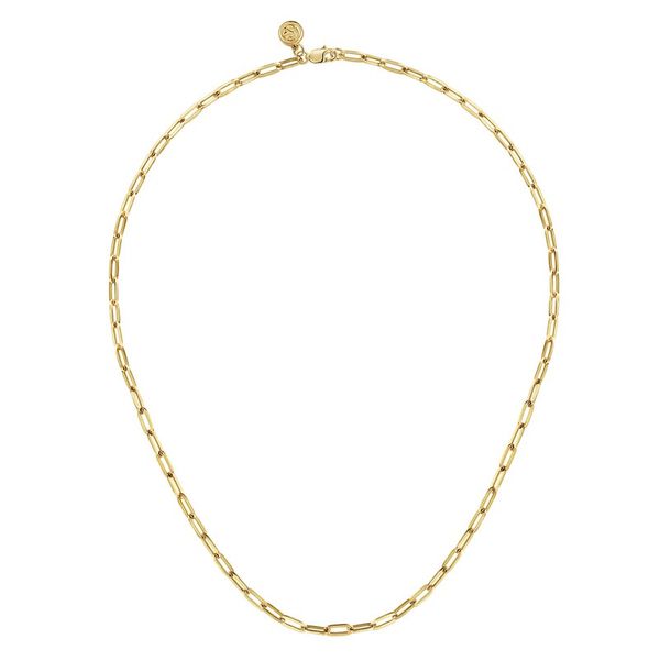 Paperclip Link Necklace Image 2 Hingham Jewelers Hingham, MA