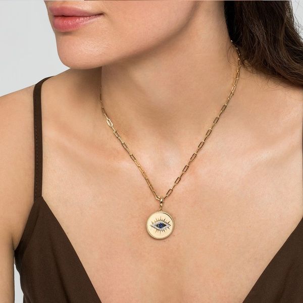 Paperclip Link Necklace Image 4 Hingham Jewelers Hingham, MA