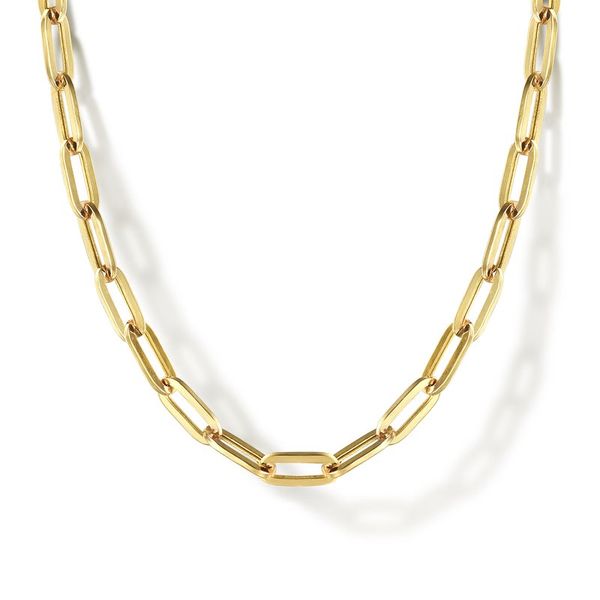 Paperclip Link Necklace Hingham Jewelers Hingham, MA