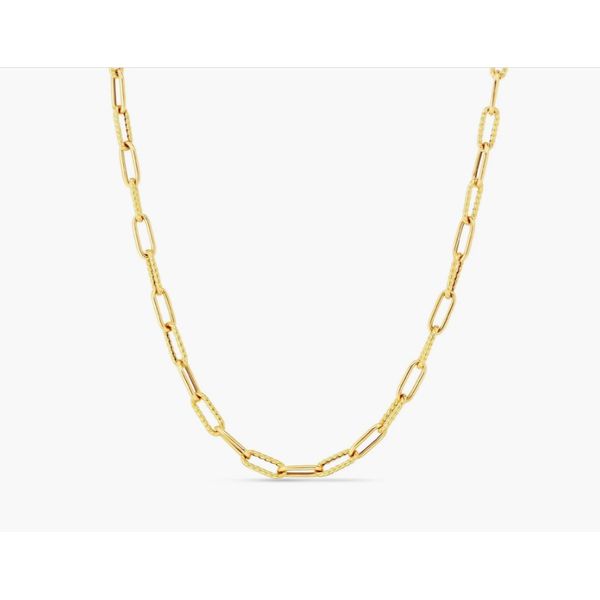 Alternating Paperclip Link Chain Hingham Jewelers Hingham, MA