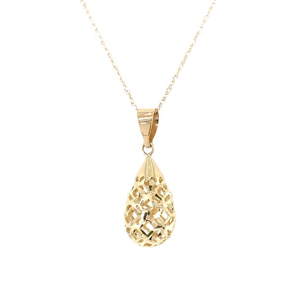 Teardrop Pendant Necklace Hingham Jewelers Hingham, MA