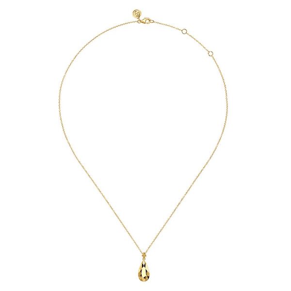 Teardrop Pendant Necklace Image 2 Hingham Jewelers Hingham, MA