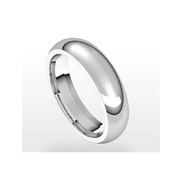 Platinum Half Round Wedding Band Hingham Jewelers Hingham, MA