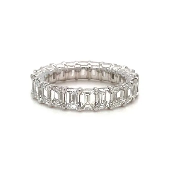 Emerald Cut Eternity Band