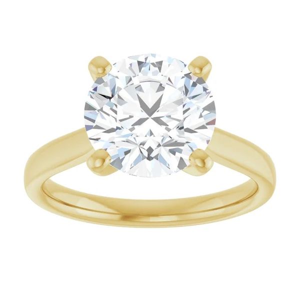 Round Solitaire Setting Hingham Jewelers Hingham, MA