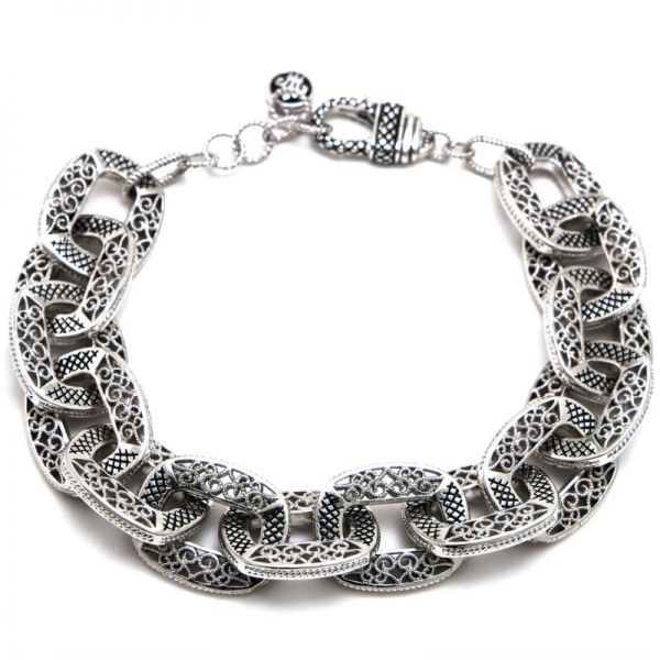 Sterling Silver Link Bracelet Hingham Jewelers Hingham, MA