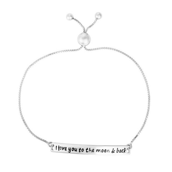 "I Love You To the Moon & Back" ID Bracelet Hingham Jewelers Hingham, MA