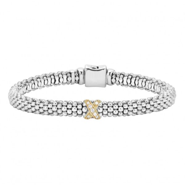 Diamond Lux Single Station X Bracelet Hingham Jewelers Hingham, MA