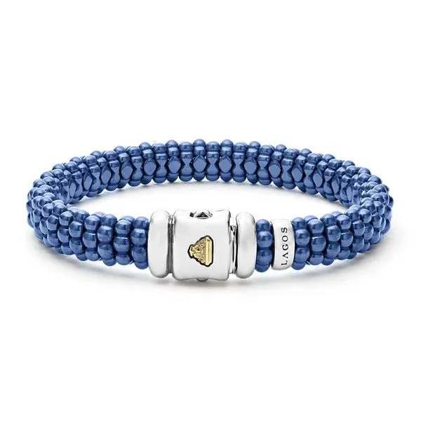 Blue Caviar Ceramic Beaded Bracelet Image 2 Hingham Jewelers Hingham, MA