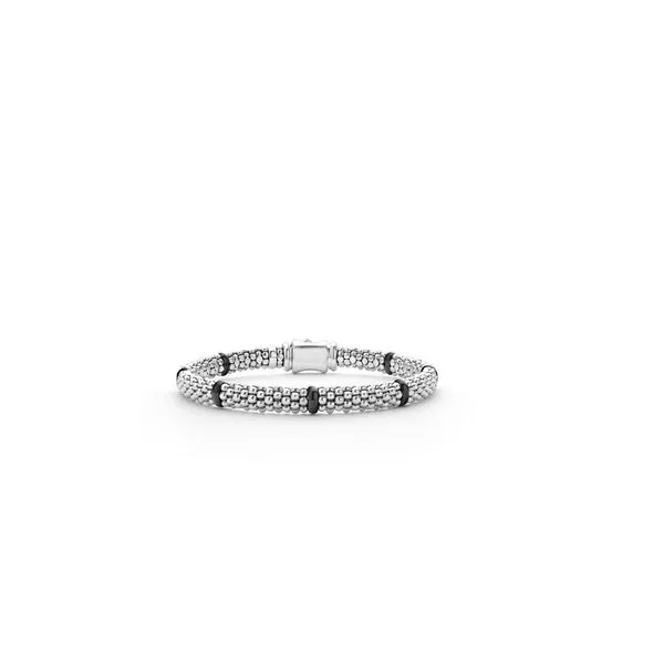 Black Caviar Ceramic Station Caviar Bracelet 6mm Hingham Jewelers Hingham, MA