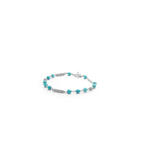 Caviar Icon Turquoise Beaded Bracelet Image 2 Hingham Jewelers Hingham, MA