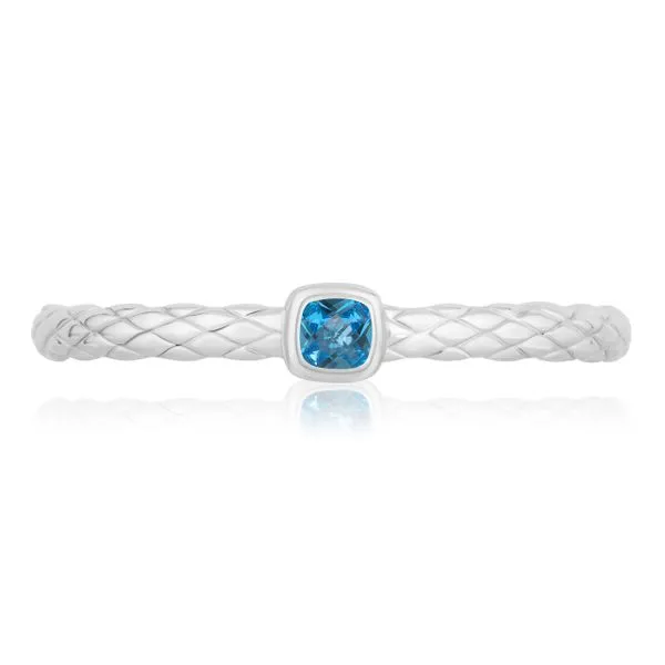Urban Chic Blue Topaz Bangle Bracelet Hingham Jewelers Hingham, MA