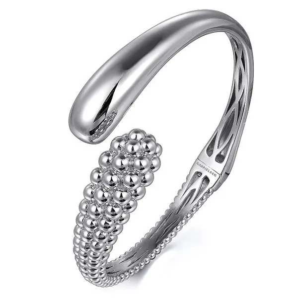 Bypass Hinged Bangle Bracelet Image 2 Hingham Jewelers Hingham, MA