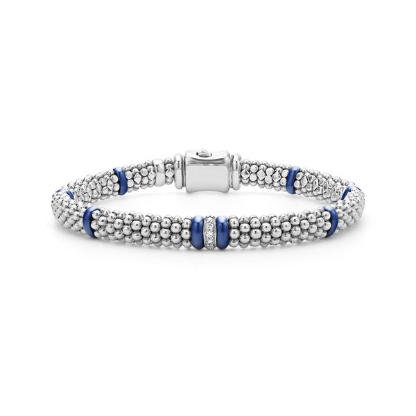 Blue Caviar Single Station Diamond Caviar Bracelet | 6mm Hingham Jewelers Hingham, MA