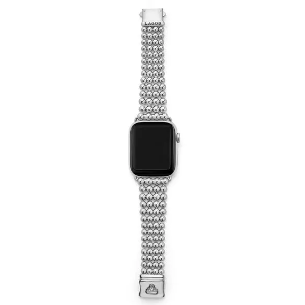 Smart Caviar Stainless Steel Infinite Caviar Beaded Watch Bracelet - 42mm-49mm Image 3 Hingham Jewelers Hingham, MA