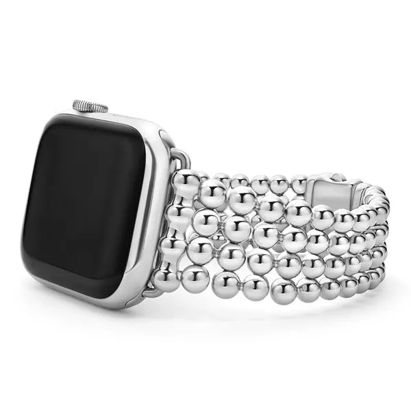 Smart Caviar Stainless Steel Infinite Caviar Beaded Watch Bracelet - 42mm-49mm Hingham Jewelers Hingham, MA