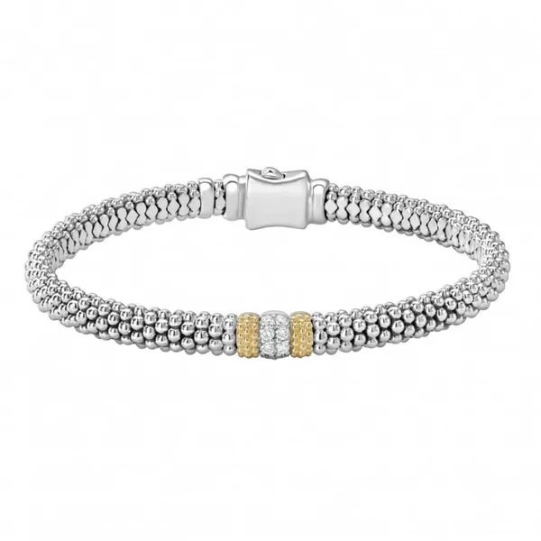 Caviar Lux 6mm Single Station Diamond Caviar Bracelet Hingham Jewelers Hingham, MA