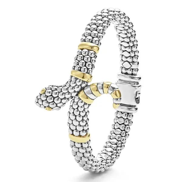 Rare Wonders Two-Tone Snake Rope Bracelet Image 3 Hingham Jewelers Hingham, MA