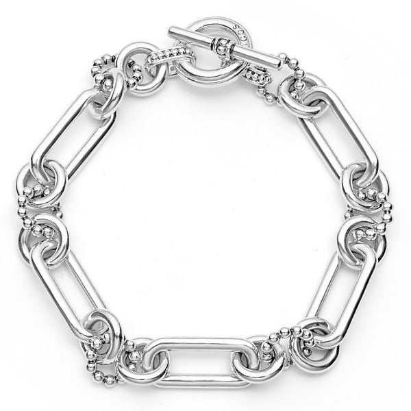 Signature Caviar Silver Link Bracelet Hingham Jewelers Hingham, MA