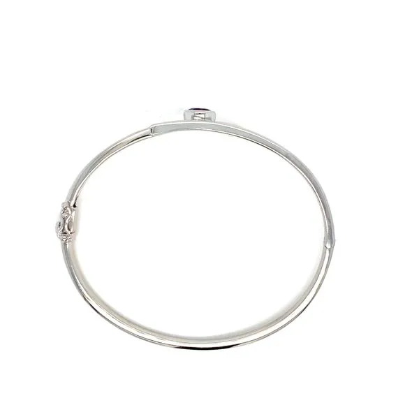 Amethyst Bypass Bangle Bracelet Image 2 Hingham Jewelers Hingham, MA