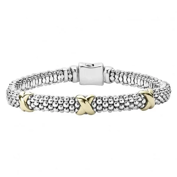Signature Caviar Beaded X Bracelet