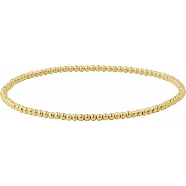 Gold-Filled Stretch Beaded Bracelet Hingham Jewelers Hingham, MA