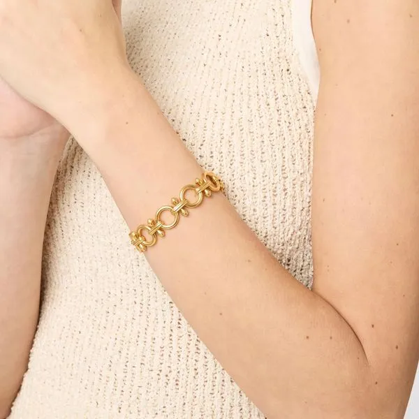 Bamboo Link Bracelet Image 2 Hingham Jewelers Hingham, MA