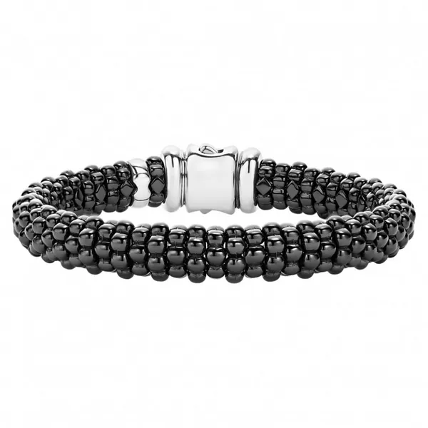 Black Caviar Beaded Bracelet