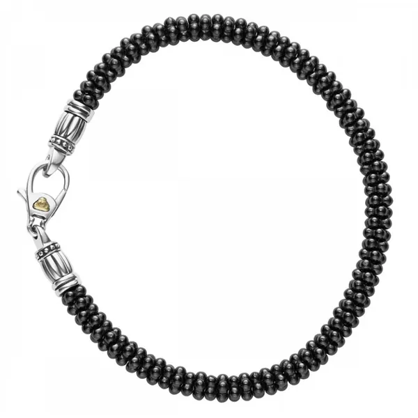 Black Caviar Beaded Bracelet