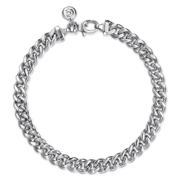 Diamond Cut Curb Link Chain Bracelet