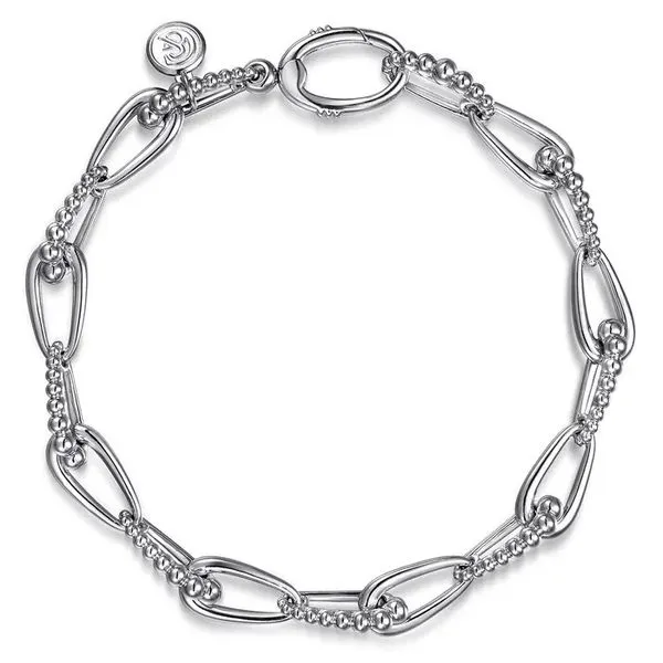 Beaded Link Chain Bracelet