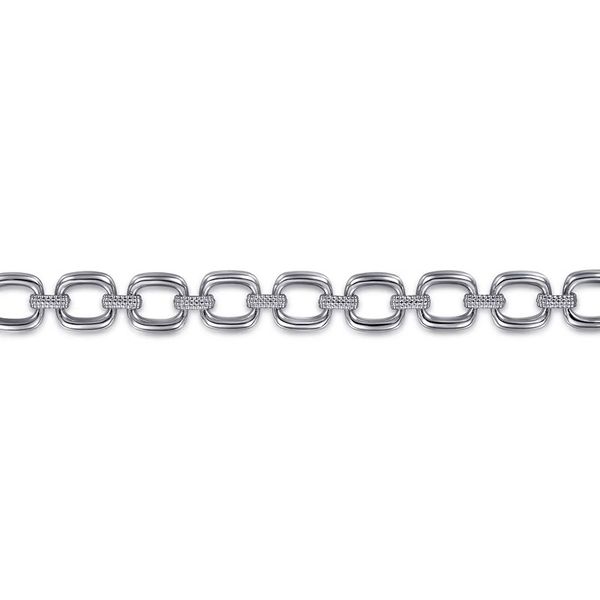 Bujukan Square Link Bracelet Image 2 Hingham Jewelers Hingham, MA