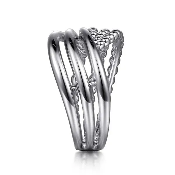 Twisted Bands Ring Image 2 Hingham Jewelers Hingham, MA
